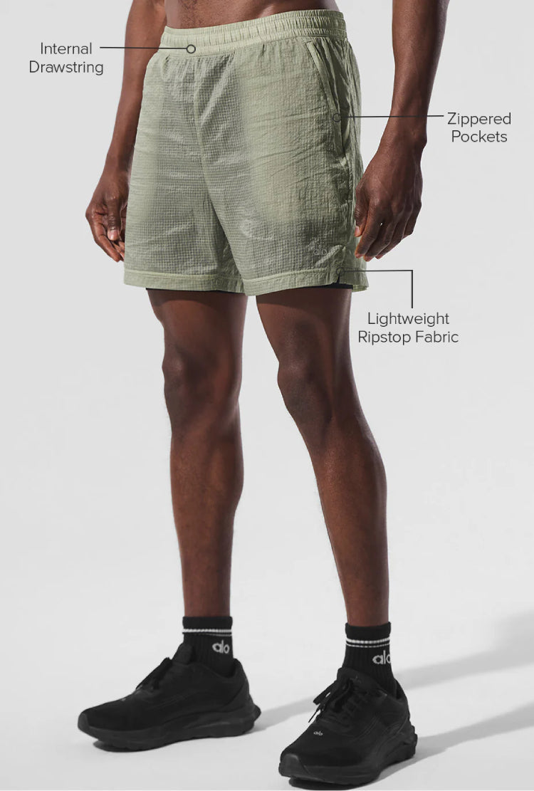 5'' GAME TIME RIPSTOP 2-IN-1 SHORT