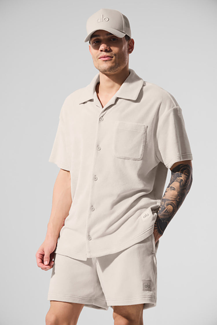 COASTAL TERRY BUTTON UP