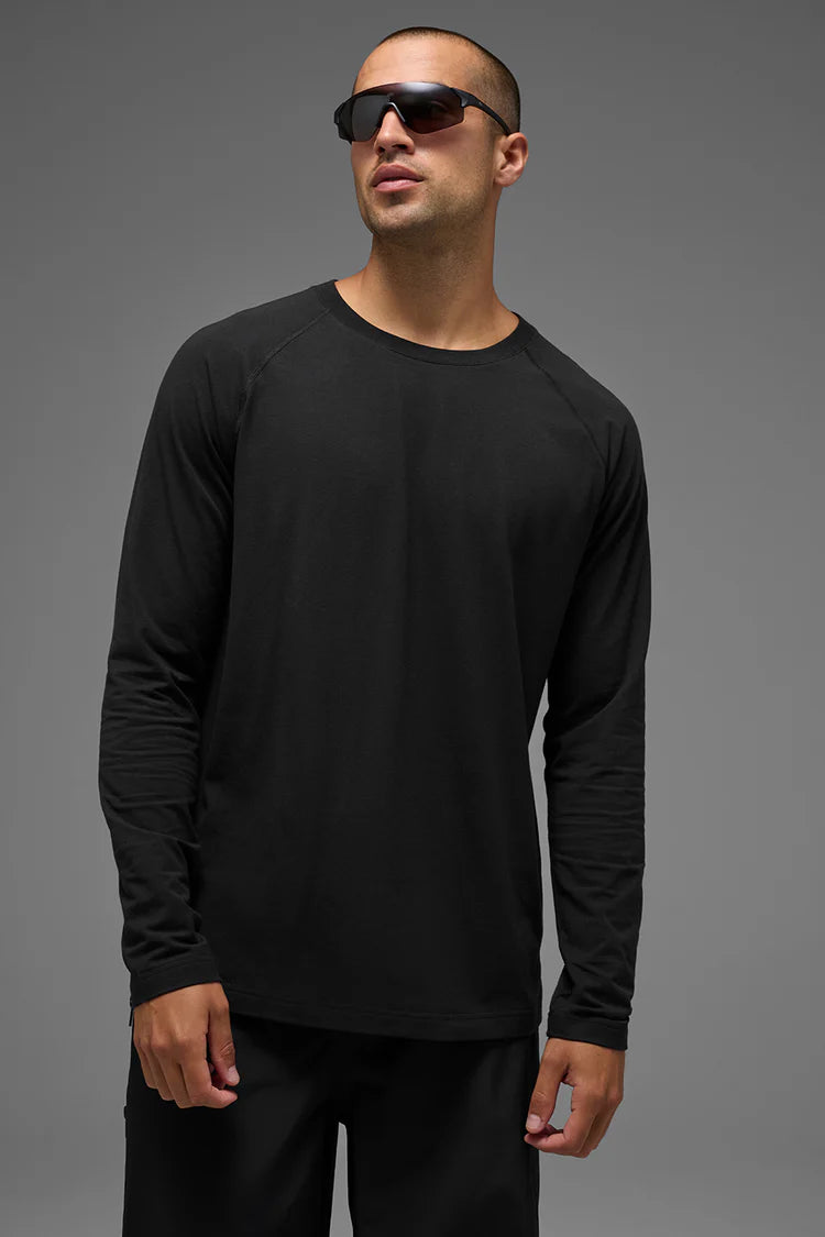 ALO VAPOR CREWNECK LONG SLEEVE