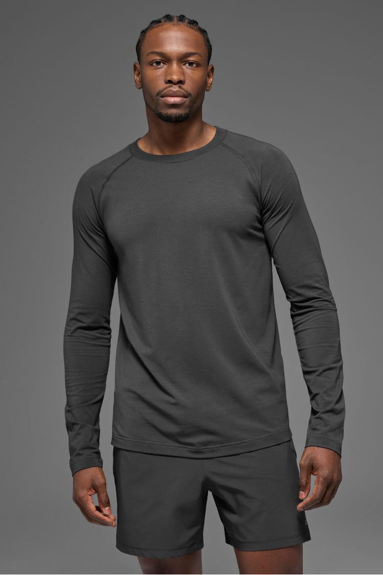 ALO VAPOR CREWNECK LONG SLEEVE
