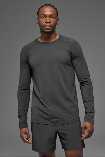 ALO VAPOR CREWNECK LONG SLEEVE