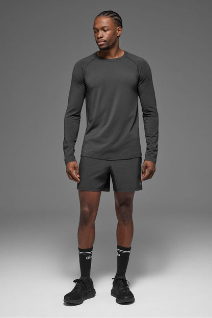 ALO VAPOR CREWNECK LONG SLEEVE