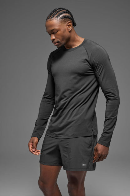 ALO VAPOR CREWNECK LONG SLEEVE