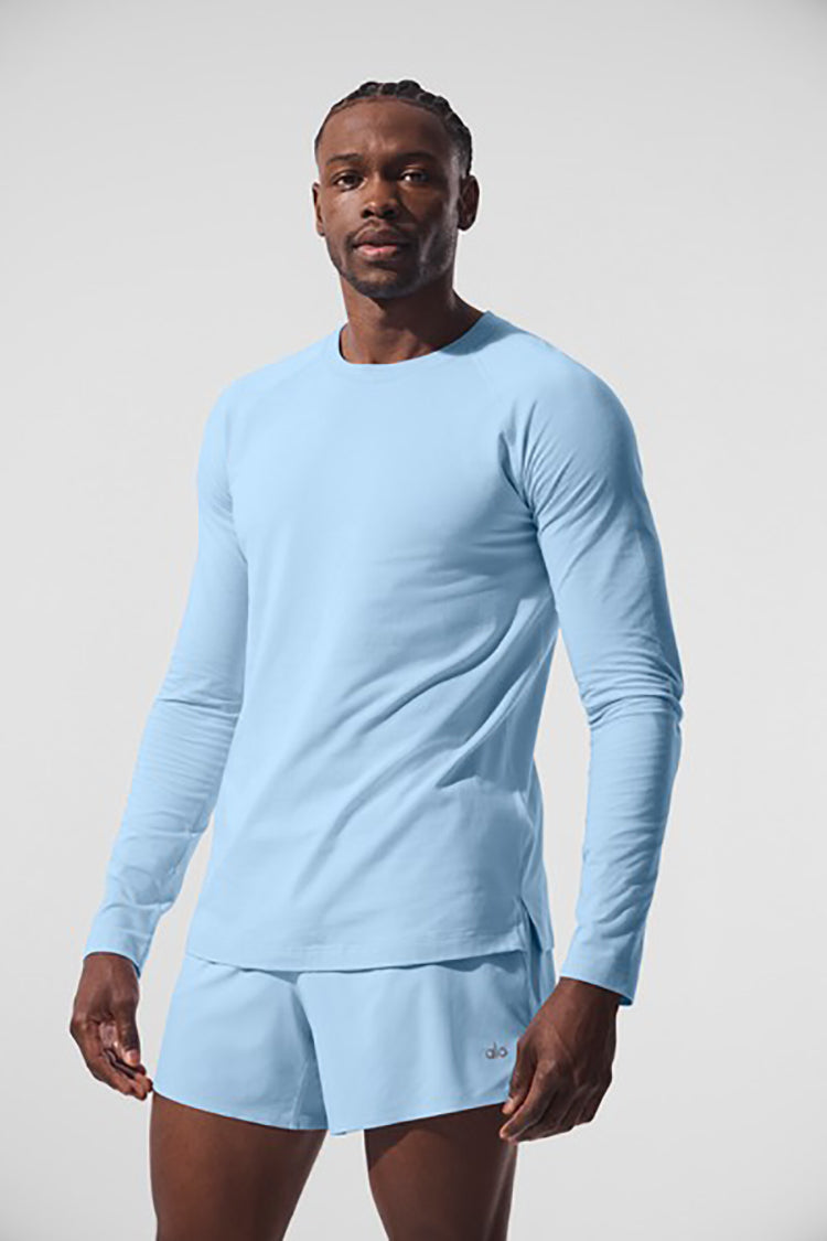 ALO VAPOR CREWNECK LONG SLEEVE