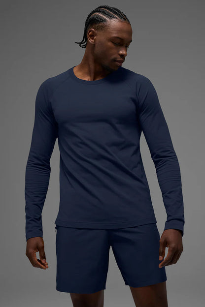 ALO VAPOR CREWNECK LONG SLEEVE