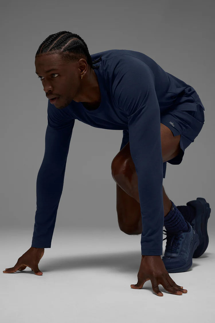 ALO VAPOR CREWNECK LONG SLEEVE