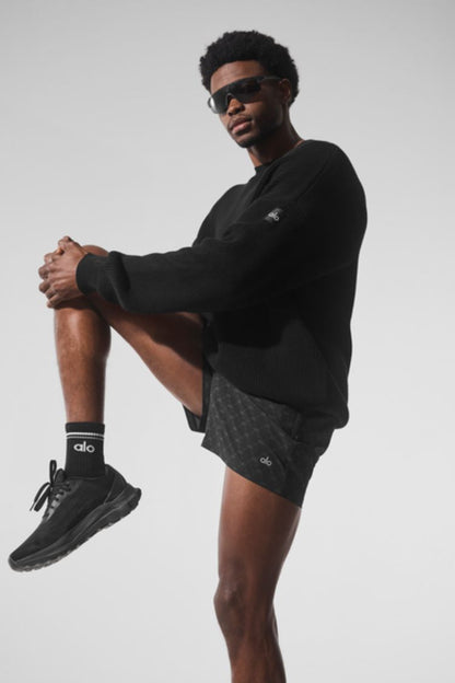 DOMAIN RIB KNIT CREW SWEATER
