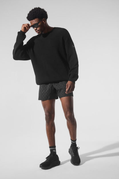 DOMAIN RIB KNIT CREW SWEATER