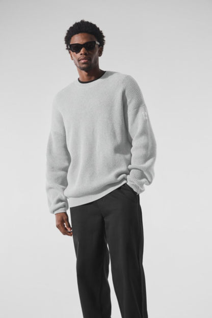 DOMAIN RIB KNIT CREW SWEATER