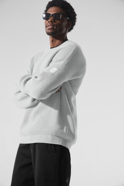 DOMAIN RIB KNIT CREW SWEATER