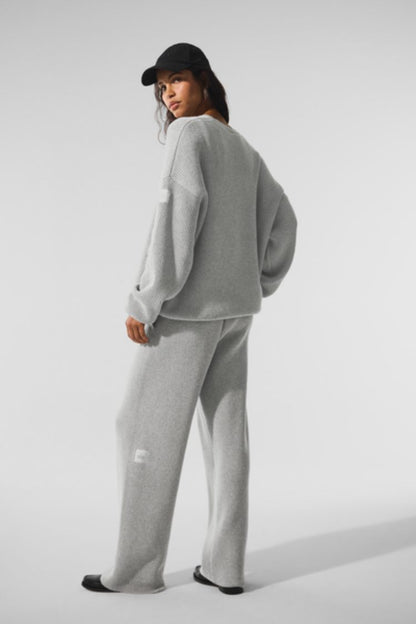 DOMAIN RIB KNIT CREW SWEATER