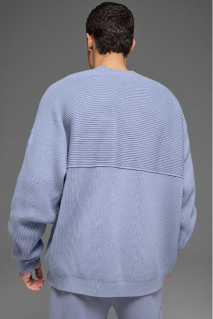 DOMAIN SHIFT RIB KNIT SWEATER CREW
