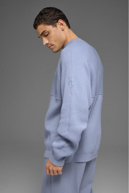 DOMAIN SHIFT RIB KNIT SWEATER CREW