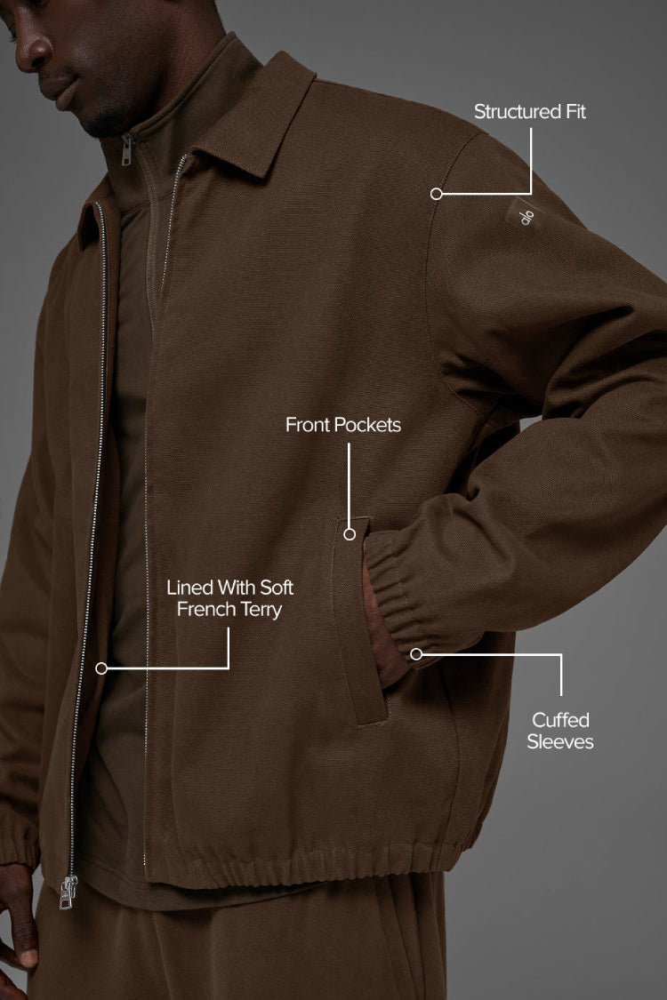 COTTON CANVAS COACHES JACKET