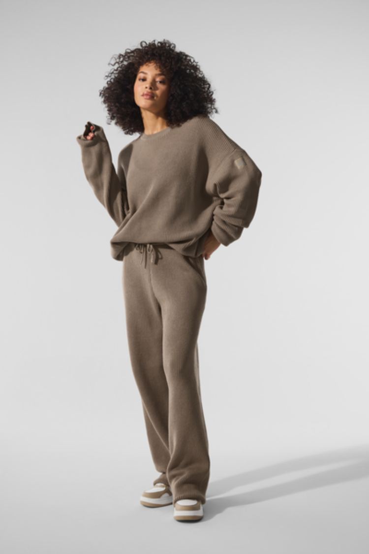 DOMAIN RIB KNIT SWEATPANT
