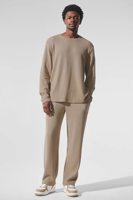 ELEVATE WAFFLE STRAIGHT LEG PANT