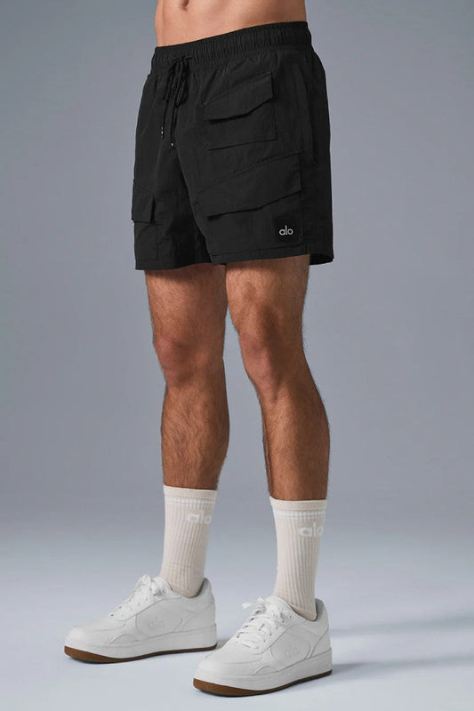 7'' CRINKLE NYLON EXCURSION CARGO SHORT