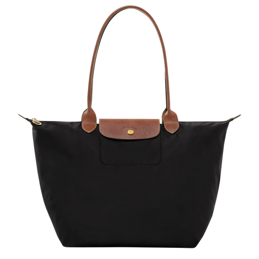 Longchamp - Grote Le Pliage Tote, Zwart