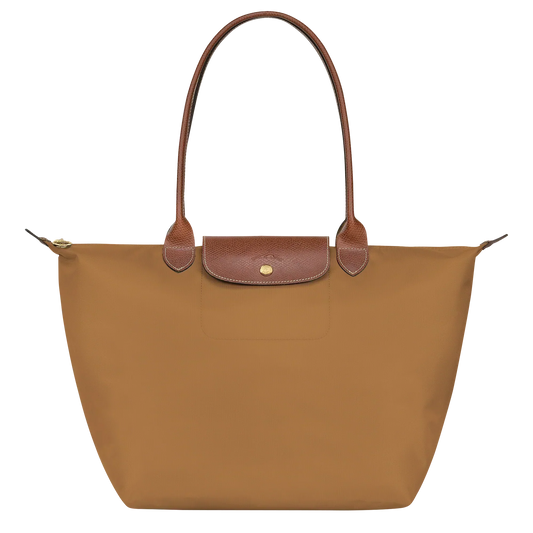 Longchamp - Grote Le Pliage Tote, Fawn