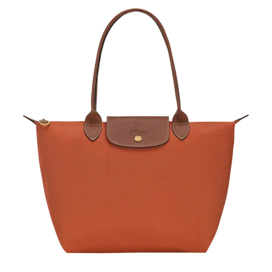 Longchamp - Grote Le Pliage Tote, Baksteen