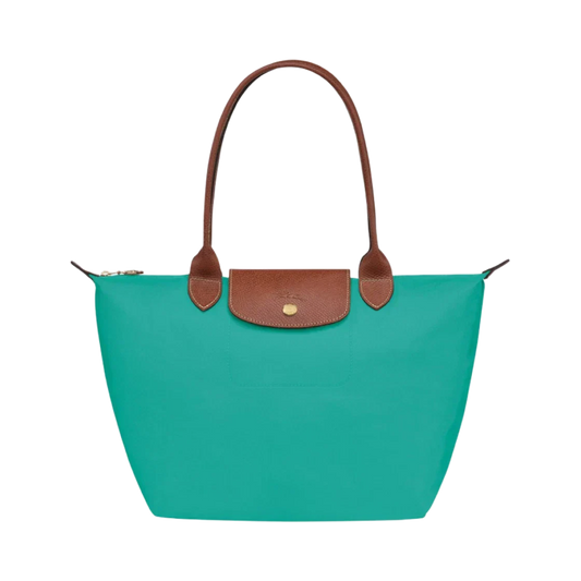 Longchamp - Grote Le Pliage Tote, Turquoise